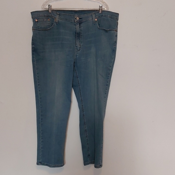 Levi's 541 Men's Tapered Leg Light Wash Blue Jeans Size 44W 29L Actual Size - Picture 1 of 12